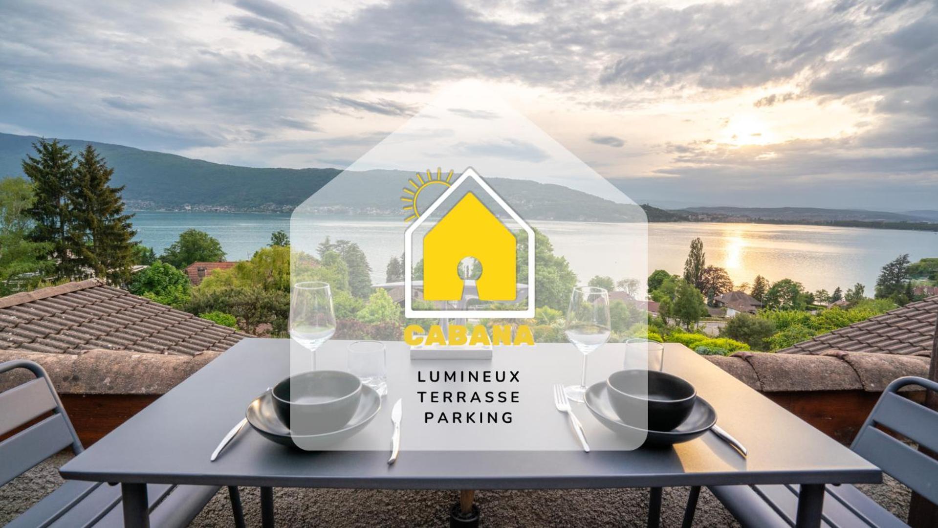 Cabana & Sunset - Terrasse , Parking & Lac Veyrier-du-Lac Exterior foto